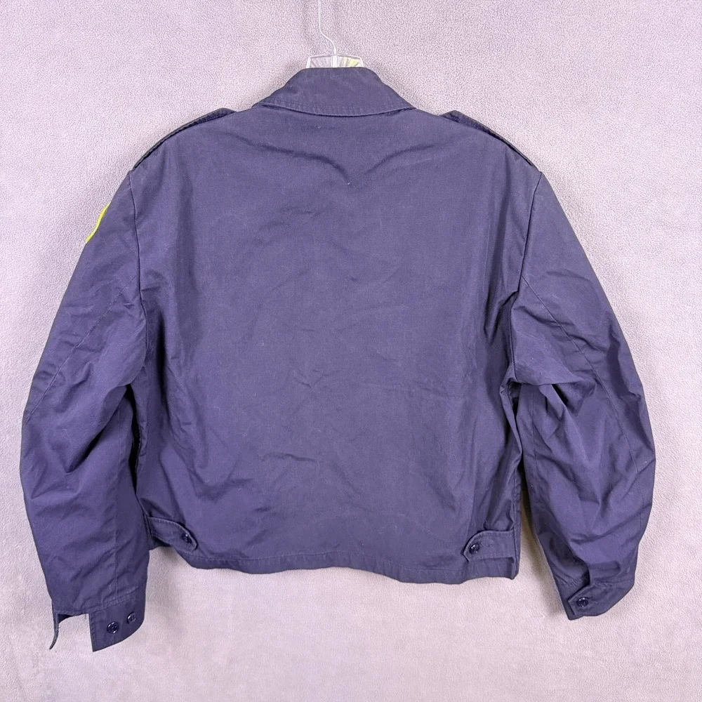 Vtg 80s USAF Patriot Windbreaker Jacket 40S Blue Military Type 2 EUCOM Explorer